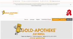 Desktop Screenshot of gold-apotheke.de