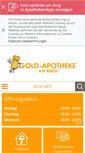 Mobile Screenshot of gold-apotheke.de